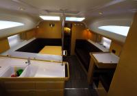 barcha a vela yacht a vela Elan 45 impression salonee interno